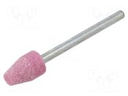 Grindingstone; Ø: 8mm; aluminium oxide; plunger; 3mm PG PROFESSIONAL