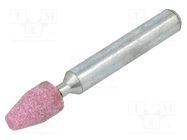 Grindingstone; Ø: 8mm; Ø: 6mm; aluminium oxide; Mounting: rod 6mm PG PROFESSIONAL