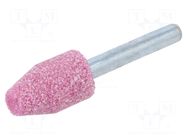 Grindingstone; Ø: 15mm; aluminium oxide; plunger; 6mm PG PROFESSIONAL