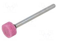 Grindingstone; Ø: 10mm; Ø: 3mm; aluminium oxide; Mounting: rod 3mm PG PROFESSIONAL