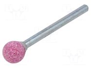 Grindingstone; Ø: 8mm; Ø: 3mm; aluminium oxide; Mounting: rod 3mm PG PROFESSIONAL