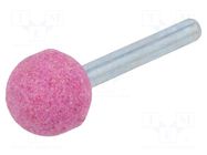 Grindingstone; Ø: 20mm; aluminium oxide; plunger; 6mm PG PROFESSIONAL