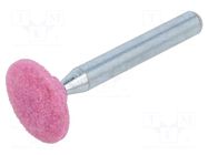 Grindingstone; Ø: 20mm; aluminium oxide; plunger; 6mm PG PROFESSIONAL
