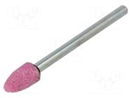 Grindingstone; Ø: 6mm; aluminium oxide; plunger; 3mm PG PROFESSIONAL