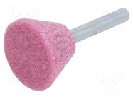 Grindingstone; Ø: 30mm; aluminium oxide; plunger; 6mm PG PROFESSIONAL