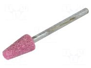 Grindingstone; Ø: 8mm; Ø: 3mm; aluminium oxide; Mounting: rod 3mm PG PROFESSIONAL