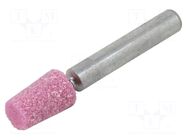 Grindingstone; Ø: 10mm; aluminium oxide; plunger; 6mm PG PROFESSIONAL