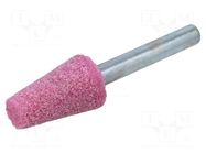 Grindingstone; Ø: 15mm; Ø: 6mm; aluminium oxide; Mounting: rod 6mm PG PROFESSIONAL