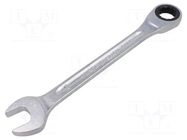 Wrench; combination spanner,with ratchet; 24mm; L: 296mm STAHLWILLE