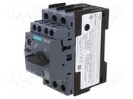 Motor breaker; 0.09kW; NO + NC; 220÷690VAC; Size: S00; 3RV2 SIEMENS