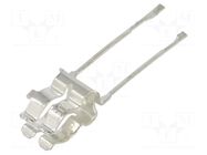 Fuse holder; 5mm; THT; Leads: for soldering; Cap type: snap-in; HTC EATON/BUSSMANN