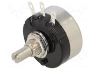 Potentiometer: shaft; 10kΩ; 1W; ±10%; 6mm; carbon; 1kV; -10÷85°C TOCOS