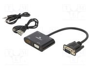 Adapter; HDMI 1.4; 0.15m; Features: works with FullHD, 1080p GEMBIRD