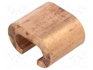 Connector: C shape crimp; copper; 70mm2; 2/0AWG BM GROUP