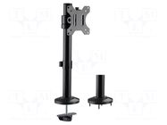 Holder; 8kg; 17÷32"; Arm len: 36mm; Standard: 75x75mm,100x100mm LOGILINK
