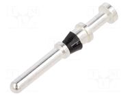 Contact; male; copper alloy; silver plated; 0.75÷1mm2; crimped HARTING