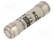 Fuse: fuse; gG; 2A; 400VAC; ceramic,cylindrical,industrial; 8x31mm DF ELECTRIC
