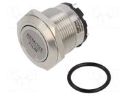 Switch: vandal resistant; Pos: 2; SPST-NO; 20A/220VAC; IP40 ONPOW