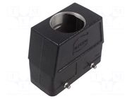 Enclosure for connectors: HDC; size 16B; for cable; Han® M; high HARTING