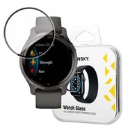 Wozinsky Watch Glass hybrid glass for Garmin Venu 2S black, Wozinsky