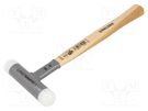 Hammer; 305mm; W: 105mm; 325g; 25mm; round; wood (hickory) HALDER