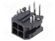 Connector: wire-board; socket; male; Micro-Fit 3.0; 3mm; PIN: 4 