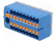 Splice terminal: distribution block; 2.5mm2,6mm2; ways: 1; blue PHOENIX CONTACT