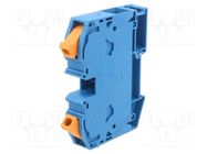 Splice terminal: rail; 2.5÷35mm2; ways: 1; terminals: 2; blue; TS35 PHOENIX CONTACT