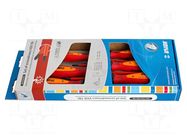 Kit: screwdrivers; insulated; Phillips,slot; TBI; 603CS6VDETBI UNIOR