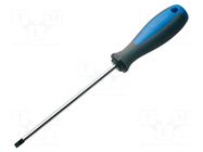 Screwdriver; slot; 3,0x0,5mm; 602TBI; Blade length: 100mm UNIOR