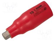 Socket; hex key,insulated; HEX 10mm; 1/2"; 76mm; 192/2HXVDEDP UNIOR