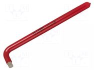 Wrench; hex key,insulated; HEX 10mm; Overall len: 234mm UNIOR