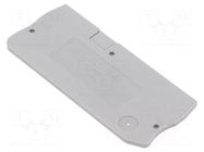End plate; grey; PT; 2.2mm PHOENIX CONTACT