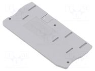 End plate; grey; PT; 2.2mm PHOENIX CONTACT