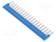 Comb bridge; ways: 20; blue; Width: 5mm; UL94V-0 PHOENIX CONTACT