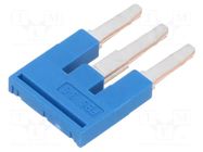 Comb bridge; blue; terminals: 3; 5mm PHOENIX CONTACT