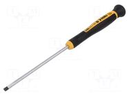 Screwdriver; precision; slot; 4x0.8mm; Blade length: 100mm FELO