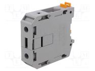 Splice terminal: rail; 70mm2; ways: 1; terminals: 2; grey; UKH; 1kV PHOENIX CONTACT