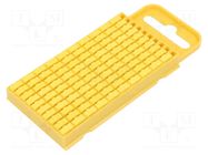 Markers; 4.3÷5.3mm; polyamide; yellow; -40÷85°C; push-in; WIC HELLERMANNTYTON