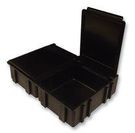 BOX, SMD, 41X37X15MM, B+L=BLACK