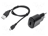 Power supply/charger; USB 2.0 A plug,USB B micro plug SONEL