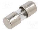 Fuse: fuse; time-lag; 2.5A; 350VAC; cylindrical,glass; 5x15mm; 2JS BEL FUSE