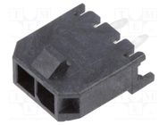 Connector: wire-board; socket; male; Micro-Fit 3.0; 3mm; PIN: 2; 5A MOLEX