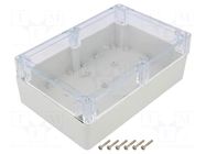 Enclosure: multipurpose; X: 140mm; Y: 210mm; Z: 75mm; ZP; ABS; gasket KRADEX
