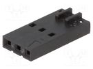 Plug; wire-wire/PCB; female; SL; 2.54mm; PIN: 3; w/o contacts MOLEX
