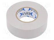 Tape: electrical insulating; W: 25mm; L: 25m; Thk: 0.15mm; grey; 200% BM GROUP