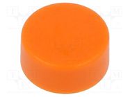 Button; 9.25mm; orange; SMS SCHURTER