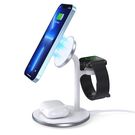 Choetech inductive charger (MagSafe compatible) stand for iPhone, Apple Watch, AirPods white (T585-F), Choetech