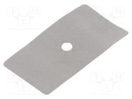 Heat transfer pad: graphite; L: 51mm; W: 27mm; Thk: 0.2mm; 20W/mK 