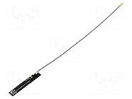 Antenna; 2G,3G,4G,GSM,LTE; 0.1dBi,1.4dBi,1.8dBi; glued; U.FL 2J Antennas